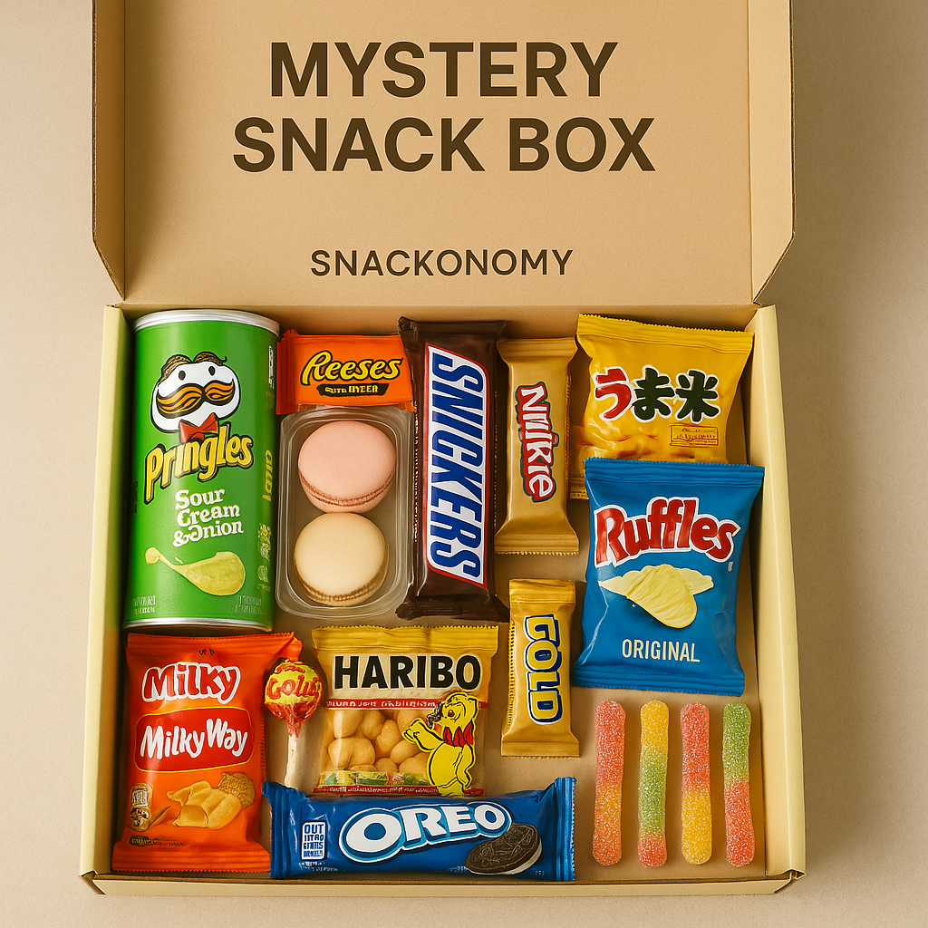 🎁 Mystery Snackbox – Deine Überraschungsbox voller Genuss (limitiert)