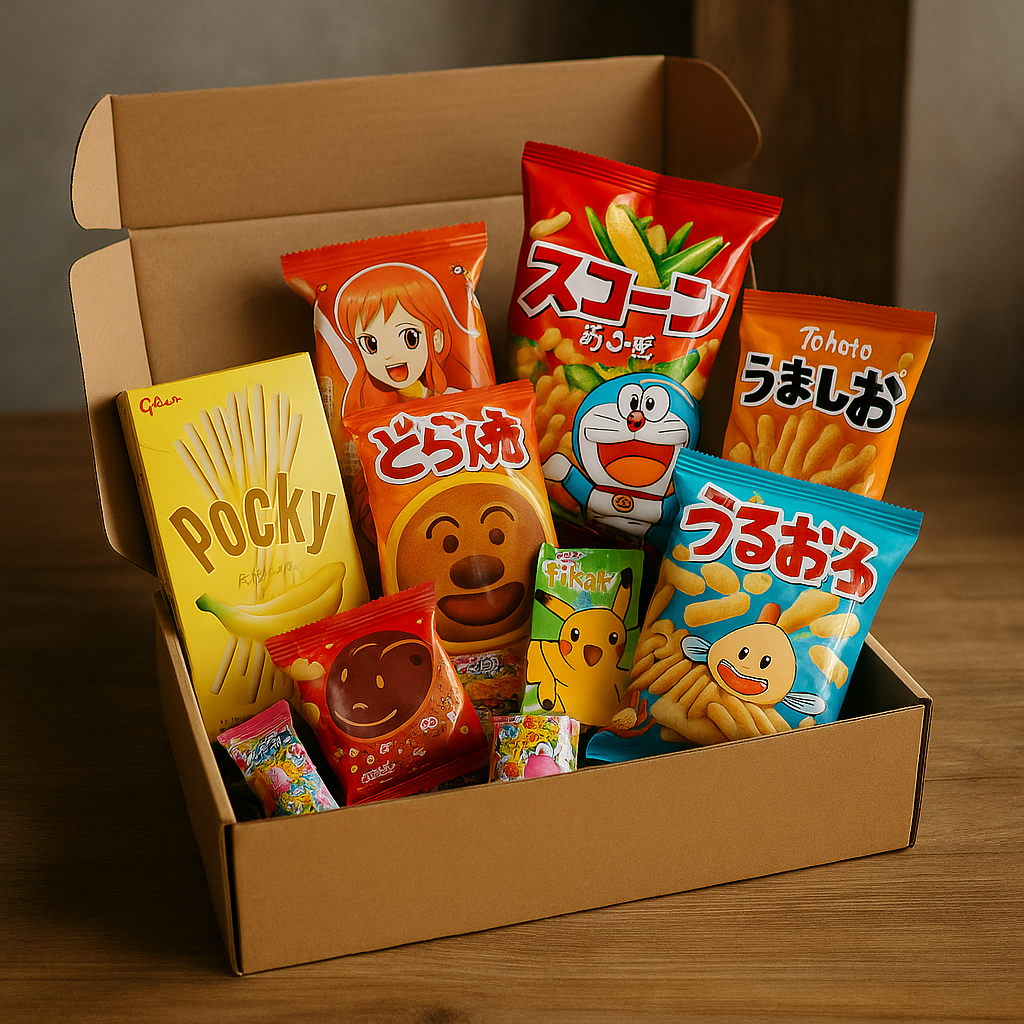 Anime Mystery Snackbox – Snacks wie aus deiner Lieblingsserie! 🌸